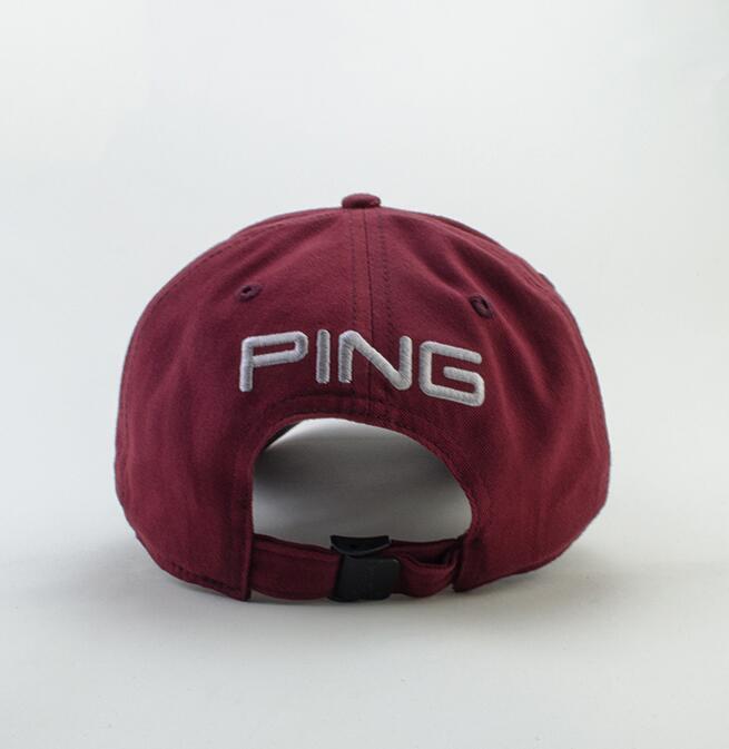 新品 おしゃれ PING ピン ゴルフ キャップ 帽子 CAP レッド_4