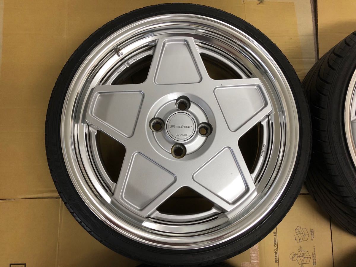 タイヤ、ホイール ワーク シーカーCX 6J ＋42 4穴 PCD100