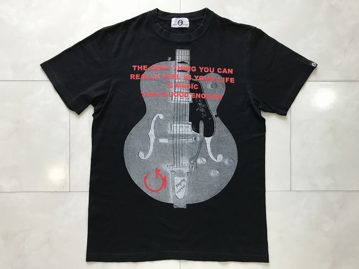 GOODENOUGH グレッチ ギターTシャツ ロンT 新品 Fragment GOODENOUGH GUITAR TEE GRETSCH ギター Tシャツ 黒 M グッドイナフ