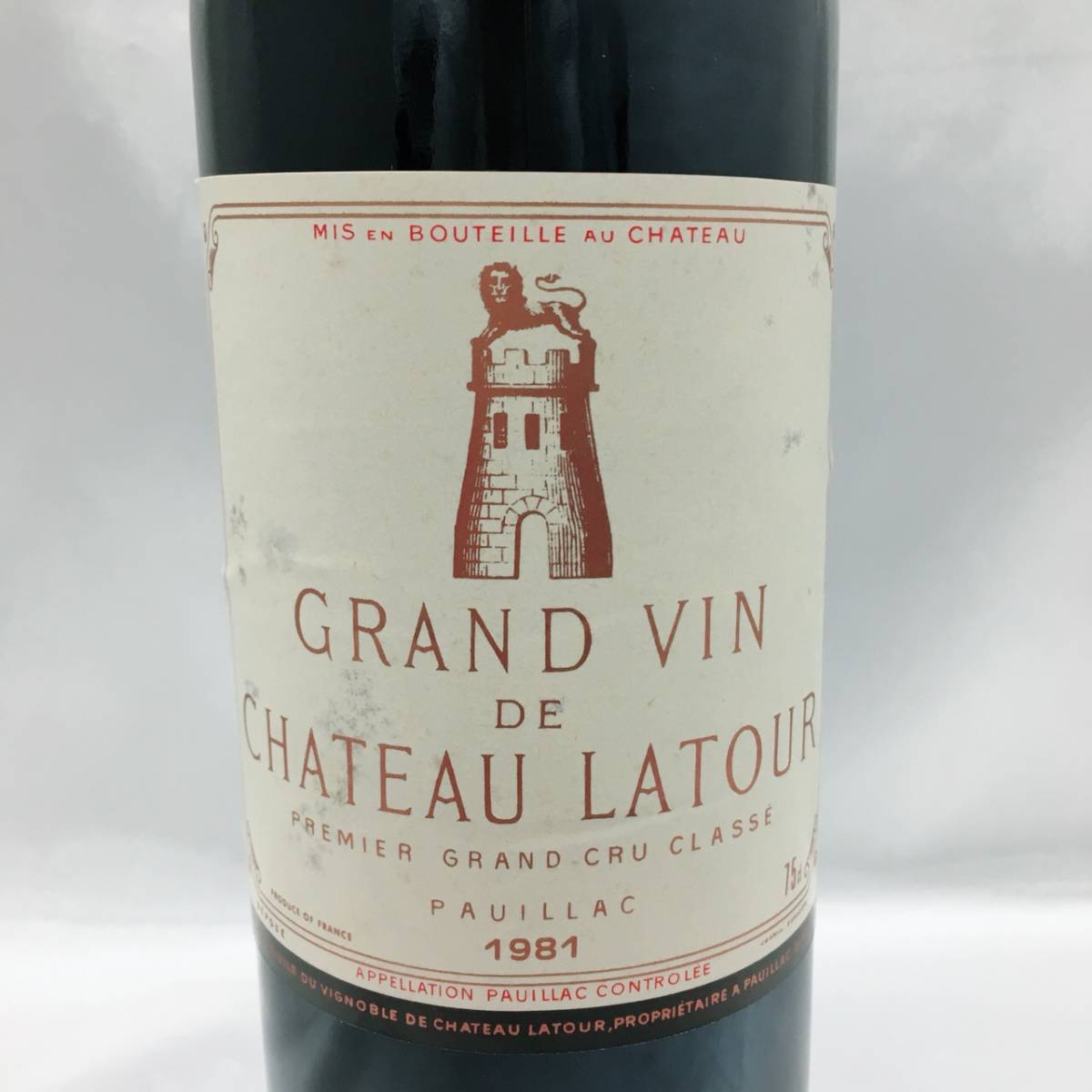 未開栓☆CH.LATOUR シャトー ラトゥール 1981 ☆750ml/赤ワイン