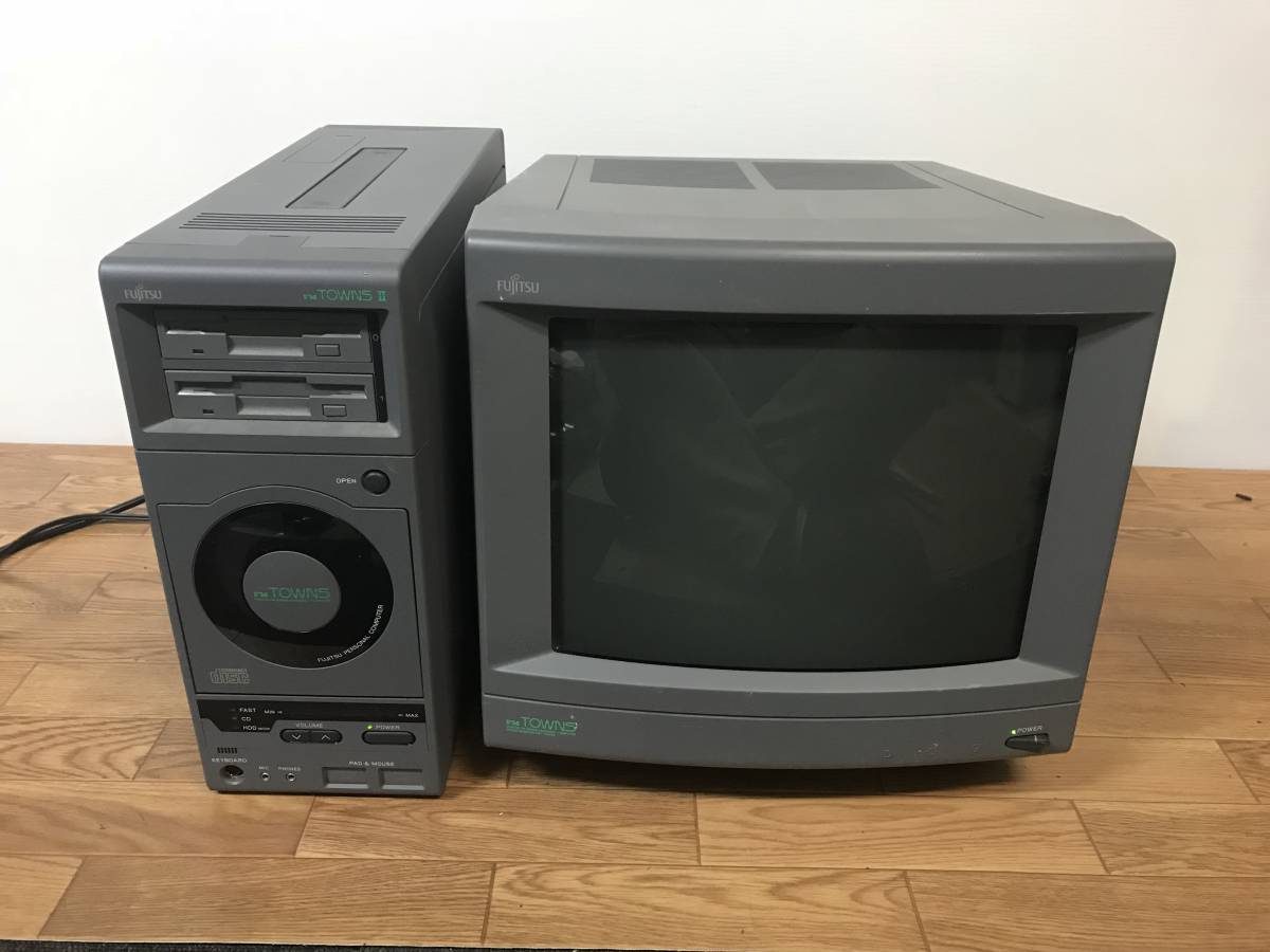 FUJITSU/富士通 FM TOWNS2 CX20/カラーCRTディスプレイ 14/FMT-DPT535