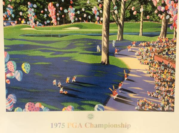 1975 PGA Chanpionship ヒロヤマガタ アートポスター 2枚残少_3
