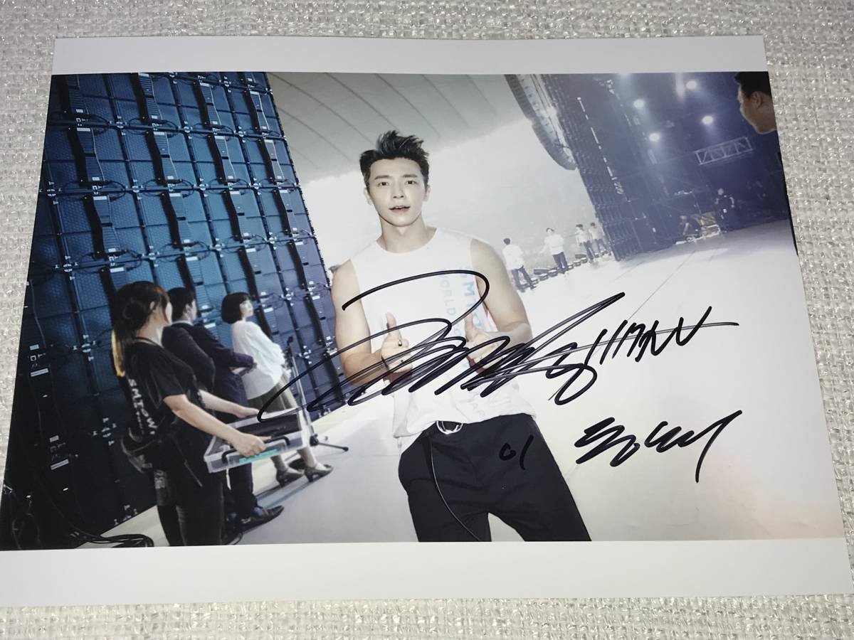 ドンヘ(SUPER JUNIOR)＠SM公式スチール写真（六切サイズ）＠直筆サイン