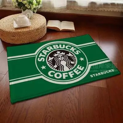 STARBUCKS玄関マット 3D洗える50×80cm室内北欧 滑り止め 1_1