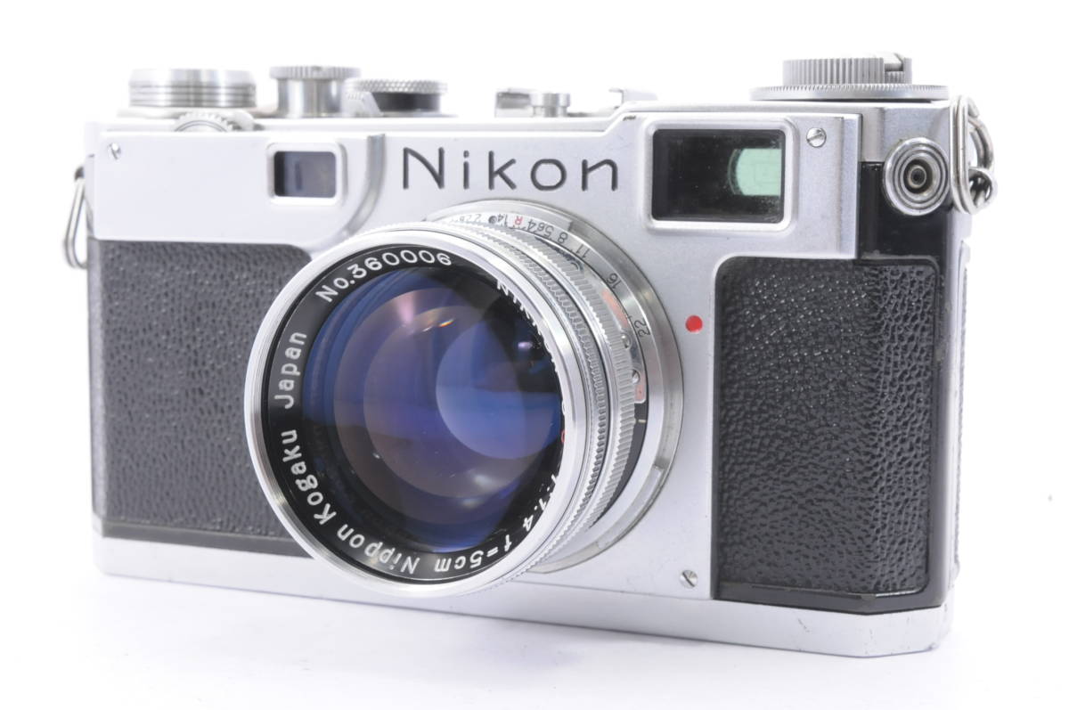 Nikon ☆超極上☆Nikon ニコン S2 NIKKOR-S.C 5cm 1:1.4 後期モデル