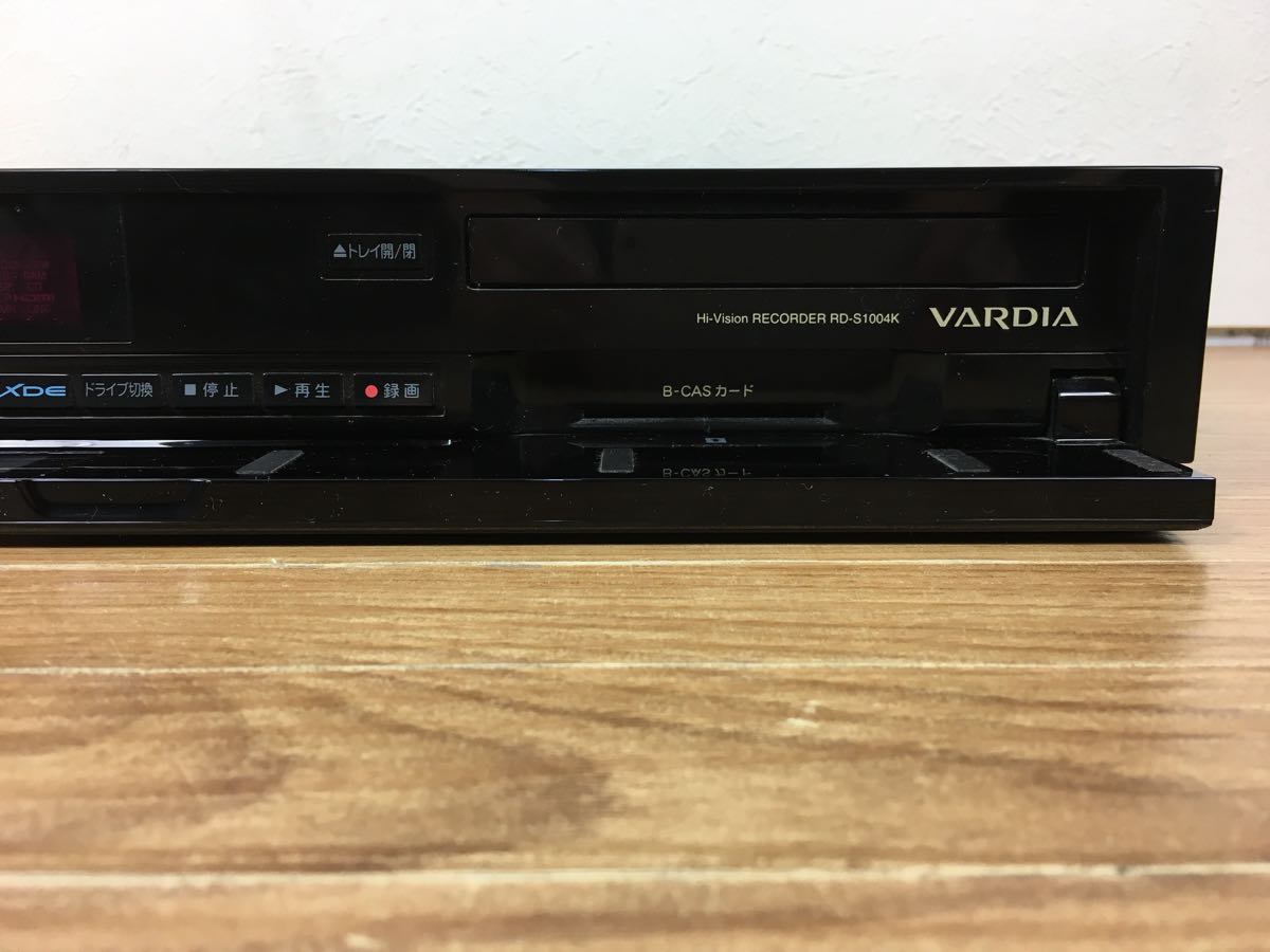 ○ TOSHIBA 東芝 VARDIA HDD&DVDハイビジョンレコーダー RD-S1004K