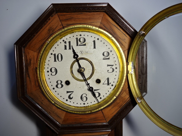 希少～ 柱時計 精工舎 SEIKOSHA 四つ丸 だるま ダルマ 達磨 掛時計 古