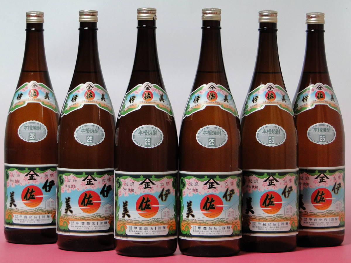 伊佐美 芋焼酎 6本の通販 : 25度 | 焼酎 甲斐商店 1800ml 焼酎専門