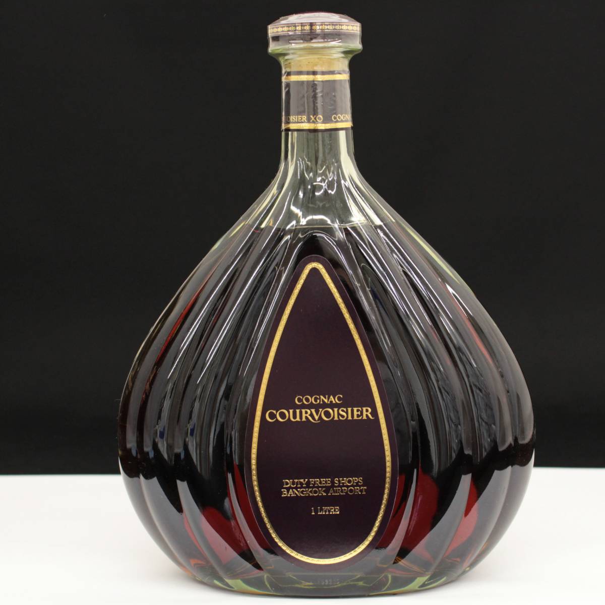☆COURVOISIER クルボアジェ 未開栓 XO グリーンボトル 1000ml(1L