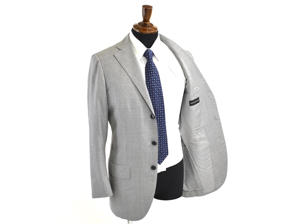 TRAVELLER ウールシルク シングルブレステッド2Bスーツ Elegant of 超