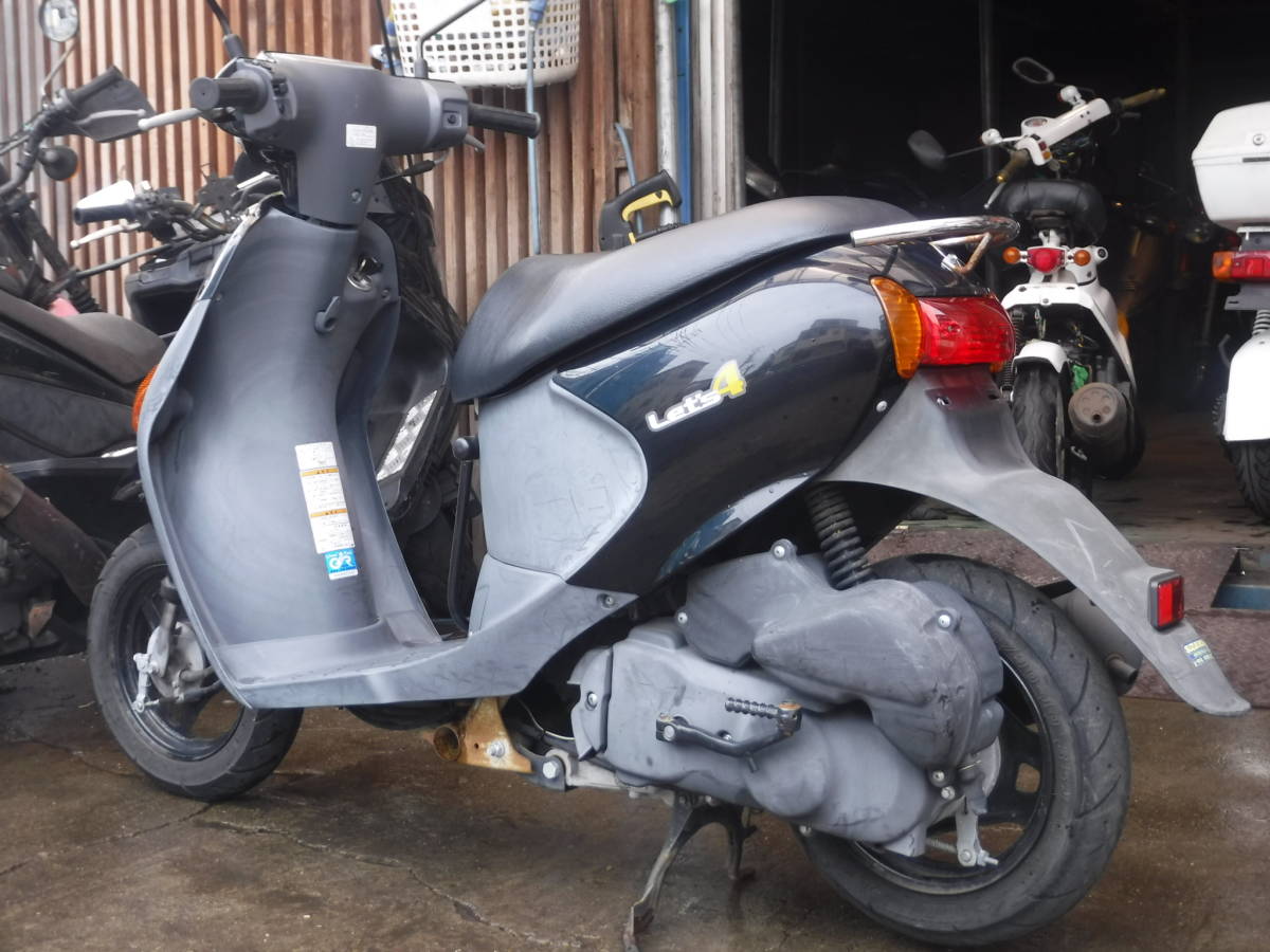 スズキ☆ レッツ4 FI車☆実動 売り切り 4スト車 エコ通勤 通学AF58