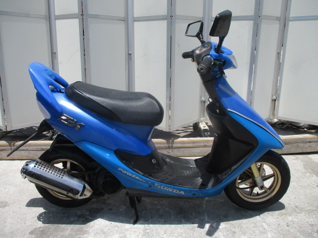 △3721△ホンダ ライブディオZX AF35 スケルトンブルー 実働 愛知 AF35