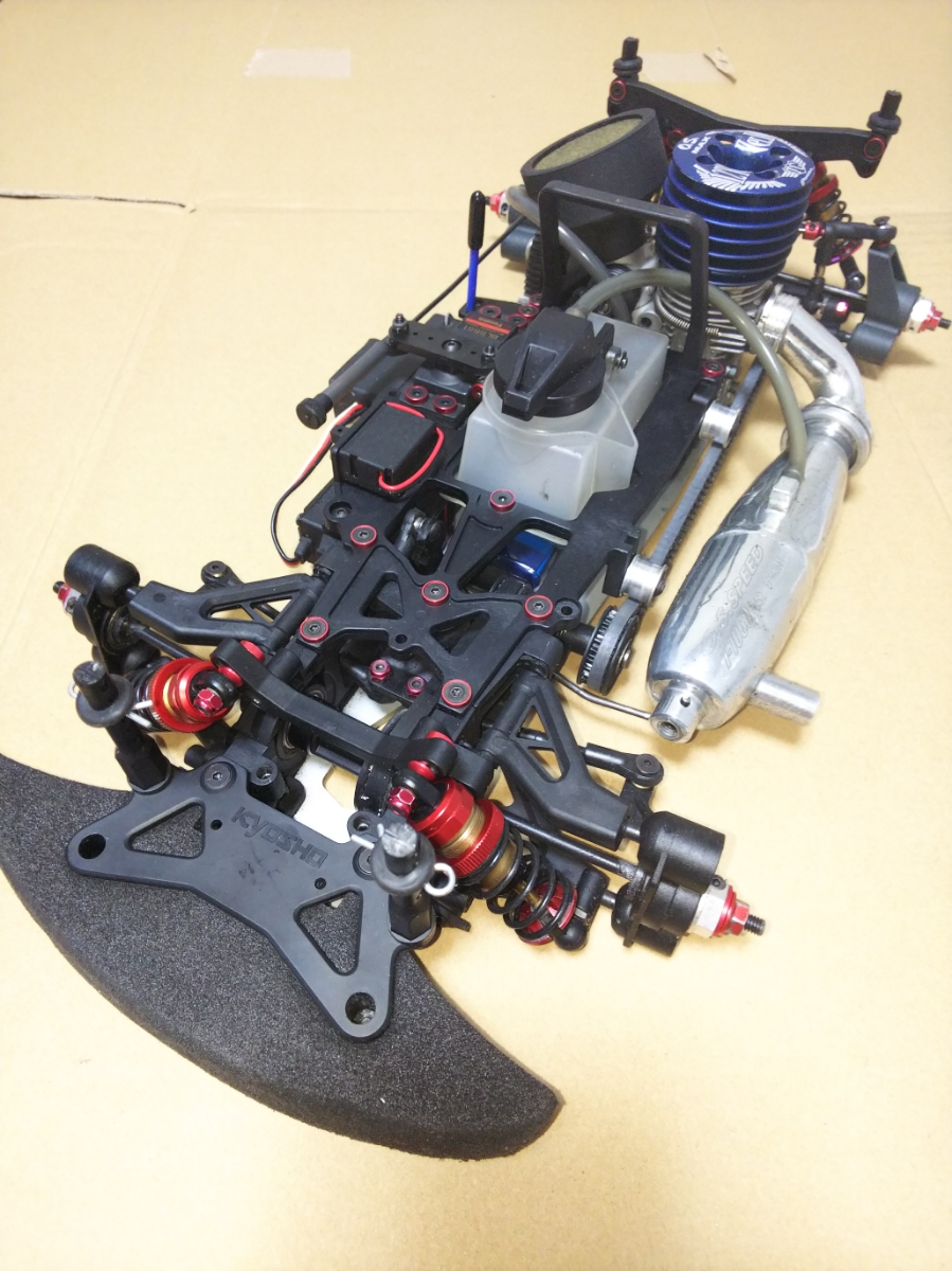 京商 V-ONE SR “SHIN” モデル 1/10 サーボ 受信機 エンジン スターター