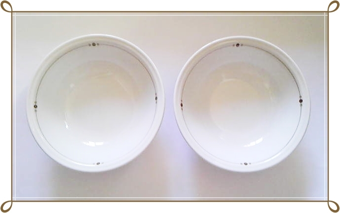 非売品★美濃焼 　CROISSANT（クロワッサン）　ボウル（鉢）　２個★日本製　ペア　セット_1