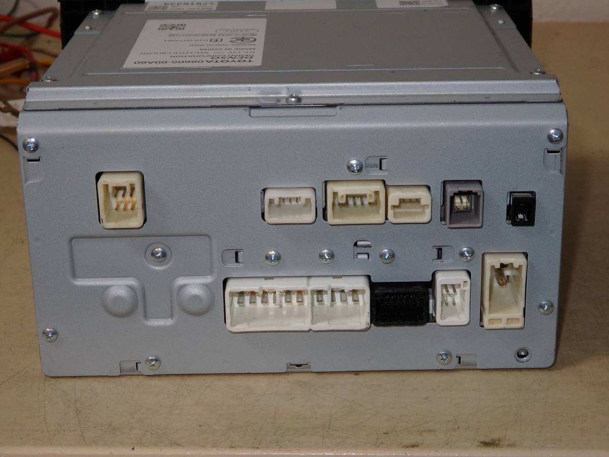 トヨタ純正 SDナビ NSCD-W66 ロック品ジャンク トヨタ純正 NSCD-W66 