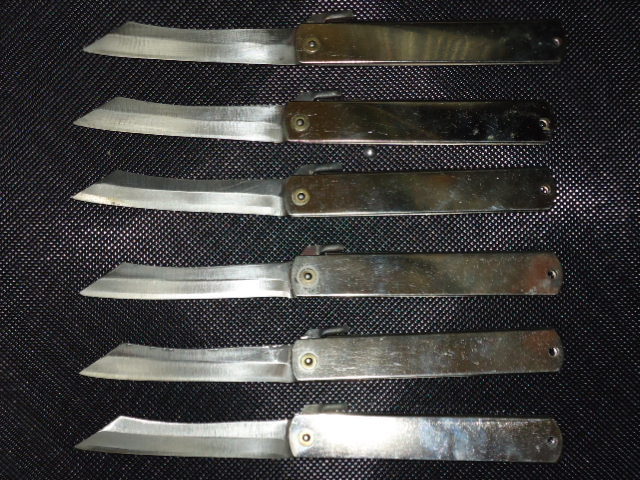 肥後守 定（駒）ナイフ　6本_2