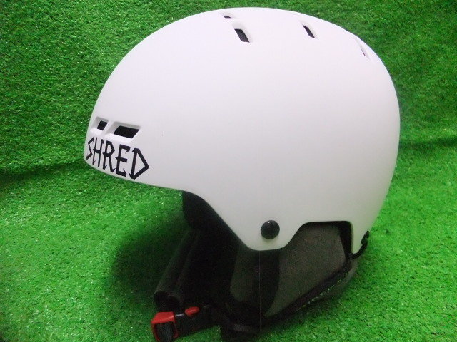 40%OFF!★2018SHRED/シュレッド・アジアンFIT★BUMPER NOSHOCK/Wホワイト Ｍ/52-55cm