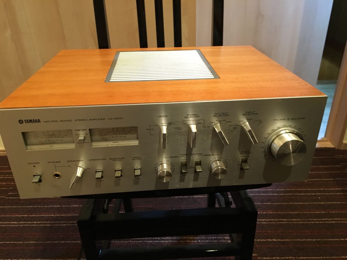 YAMAHA CA-2000 プリメインアンプ - ヤマハ ジャンク扱い アンプ 現状 
