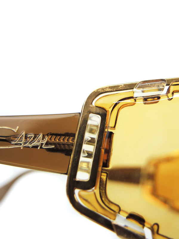 美品 カザール サングラス MOD.951 CAZAL スポーツデザイン 箱付 ストラップ付 西ドイツ製