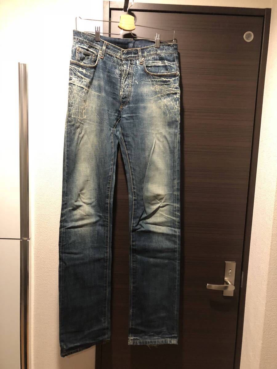 中古】Dior HOMME 07AW スパイダーデニム エディスリマン 30インチ 