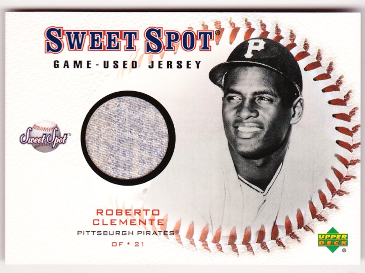 Roberto Clemente （ロベルト・クレメンテ） MLB UD Sweet Spot Game-Used Jersey ジャージカード