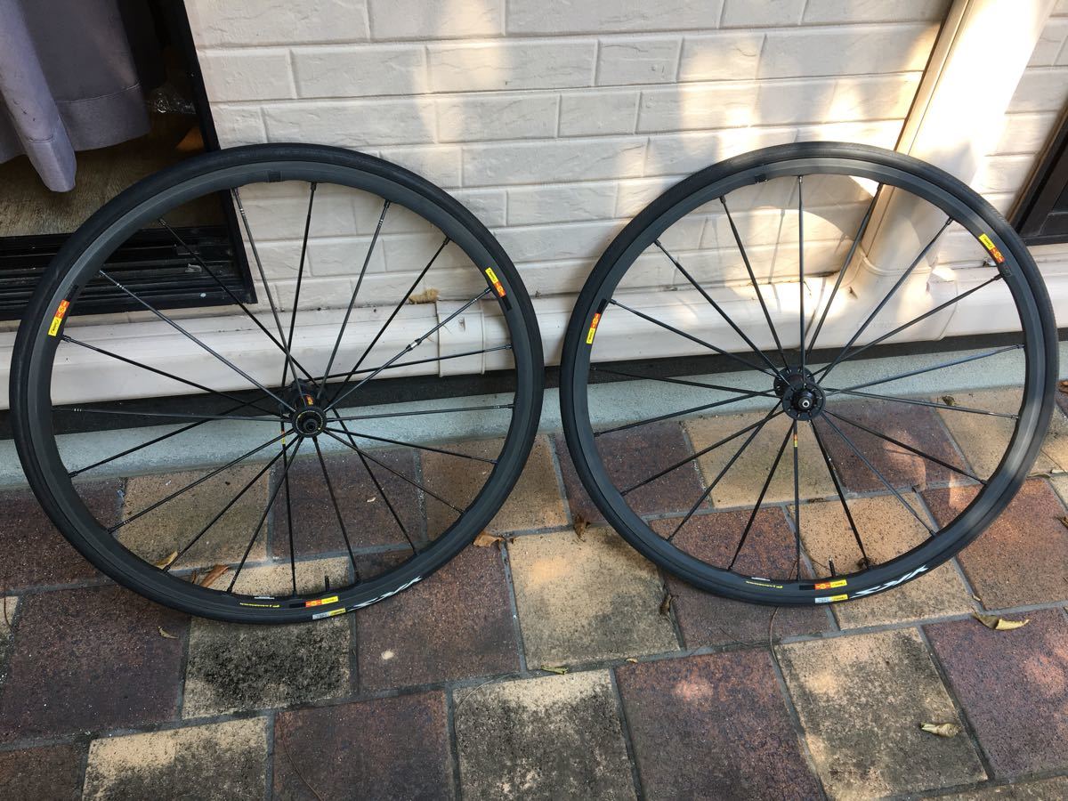 引取希望]mavic ksyrium SL シマノフリー11s チューブラー CY-BOSS 