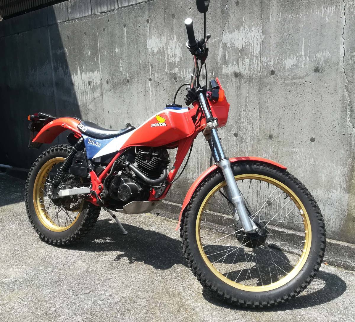 ホンダ　TLR200　書付　トライアル