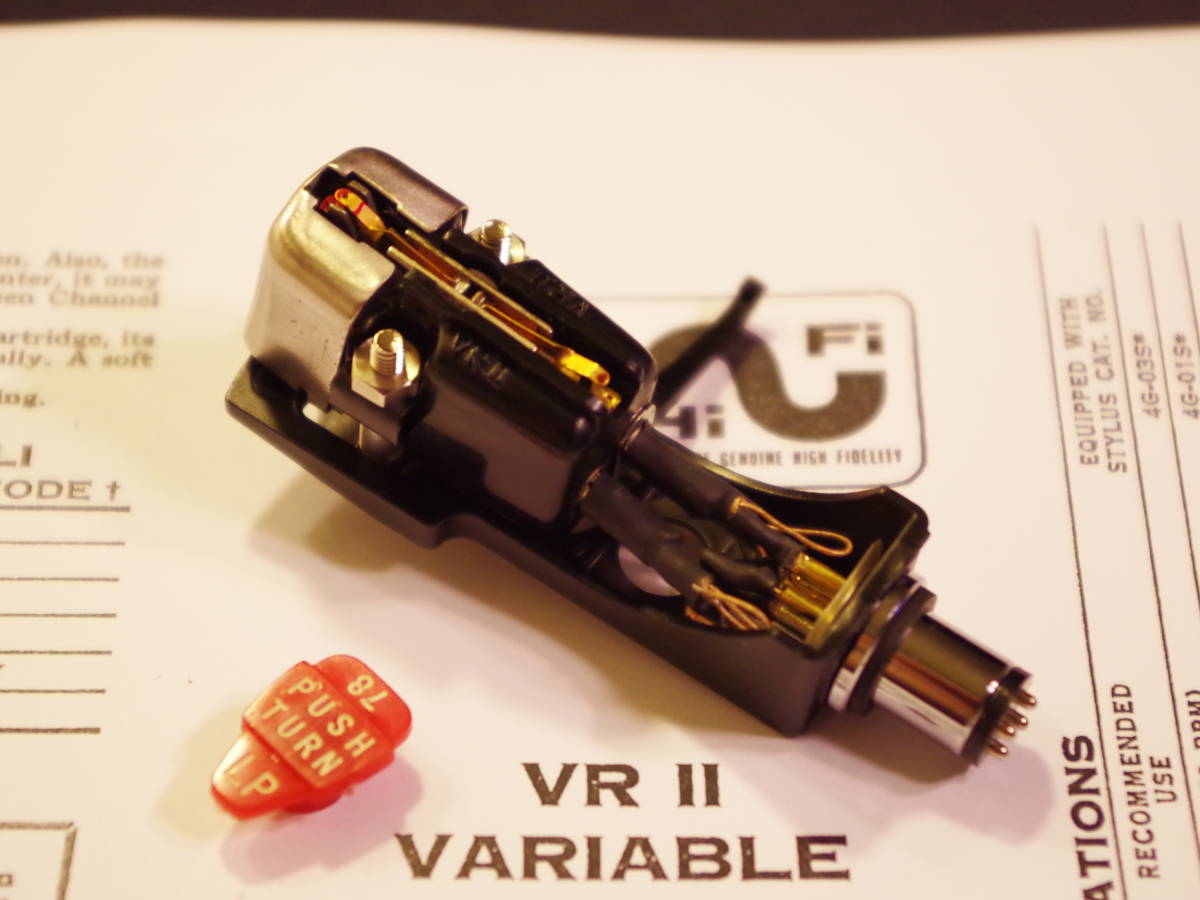 Vrii Machine MONOカートリッジ GE バリレラ VRII 4G-050 トリプルプレイ ブラック デッドストック(MM)|売買されたオークション情報 ...
