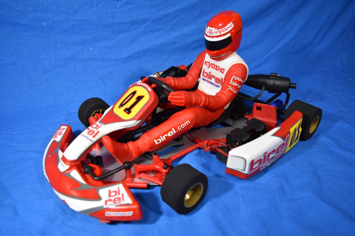 中古・走行数回程度】 1/5 京商 Birel レーシングカート GZ15エンジン