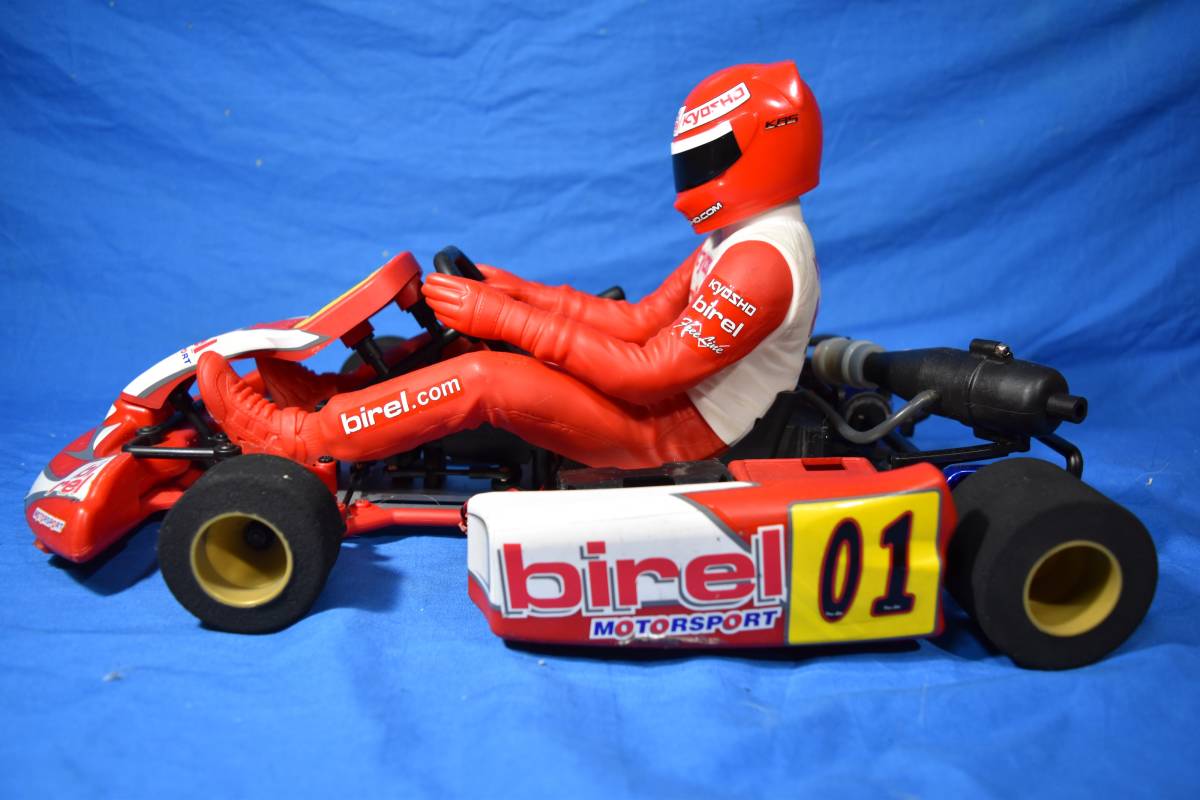 中古・走行数回程度】 1/5 京商 Birel レーシングカート GZ15エンジン
