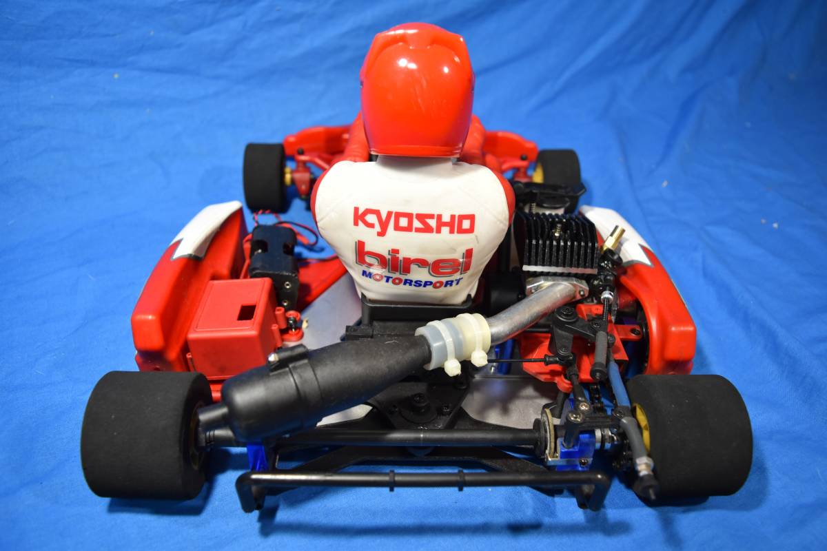 中古・走行数回程度】 1/5 京商 Birel レーシングカート GZ15エンジン