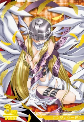 デジモンジントリックス エンジェウーモン 美品【他にもデジモンカード