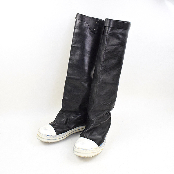 Rick Owens 塩辛く ニーハイブーツ 36