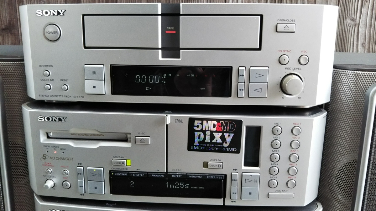 SONY システムコンポTC-TX717 MDS-MS919 CDP-MS919 ST-MS919 TA-MS919