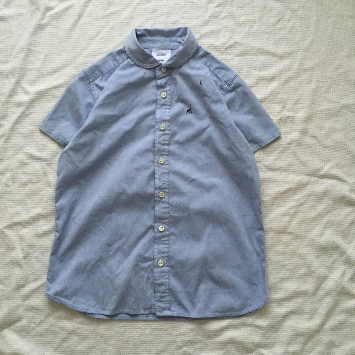 驚きの破格値，限定SALE grin グリン ねこと丸襟のシャツ ブラウス コットン100% 日本製(Mサイズ)｜売買されたオークション情報、yahooの商品情報をアーカイブ公開 - オークファン Mサイズ