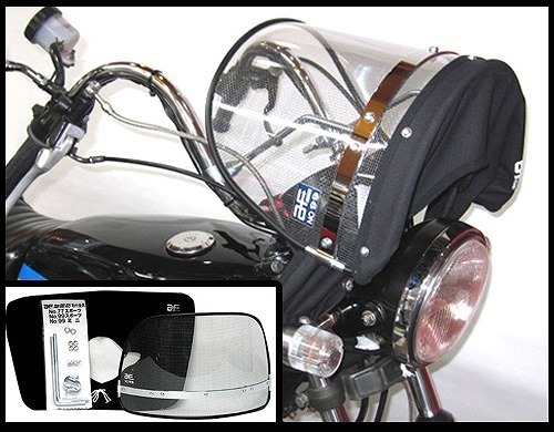 旭風防 Z-FATHER バイク用品 クリア風防 旧車バイクカスタムパーツの