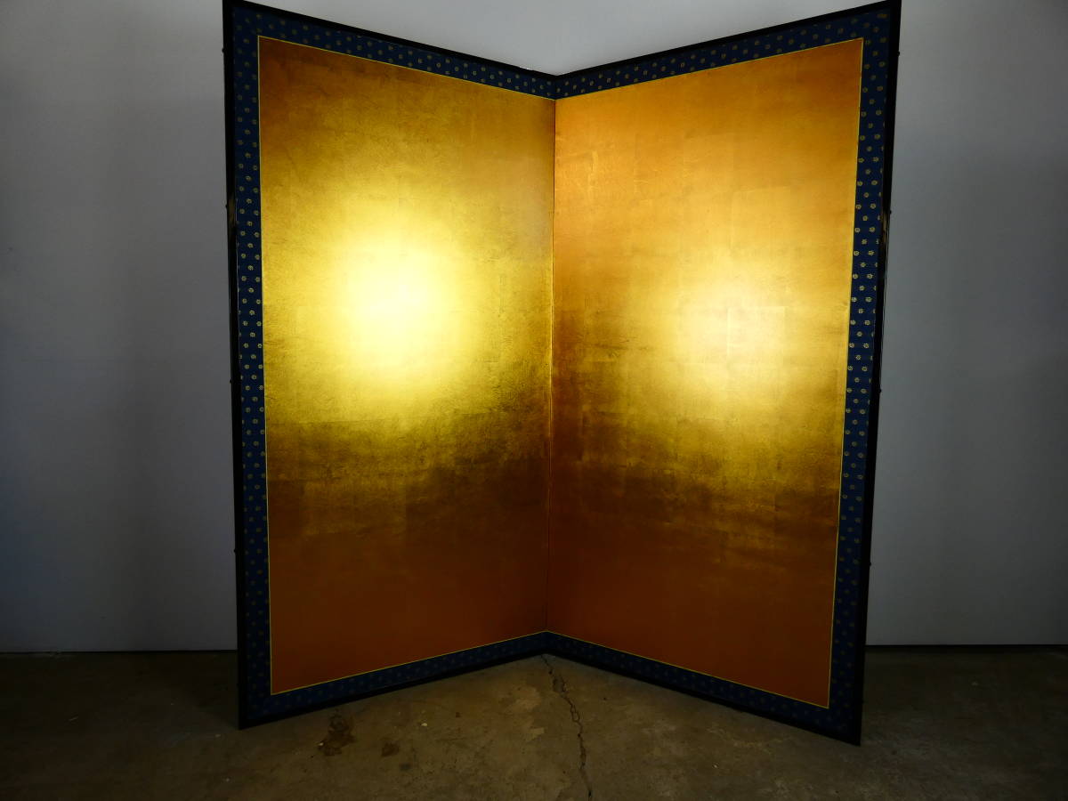 屏風 金箔 漆塗り ついたて パーテーション 骨董品 屏風 金箔 漆塗り ついたて パーテーション 骨董品