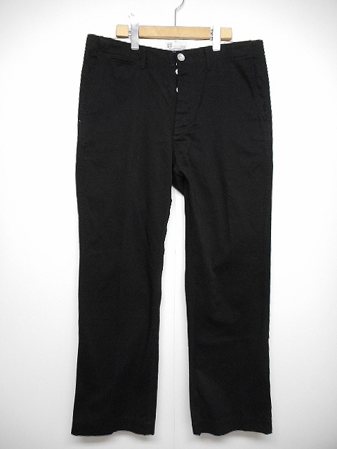  ビズビム VISVIM HIGH-WATER CHINO GIZA ハイウォーター チノ ギザ ワークパンツ チノパン シンチバック L 黒 ブラック/u83 メンズ(その他)｜売買されたオークション情報、yahooの商品情報をアーカイブ その他