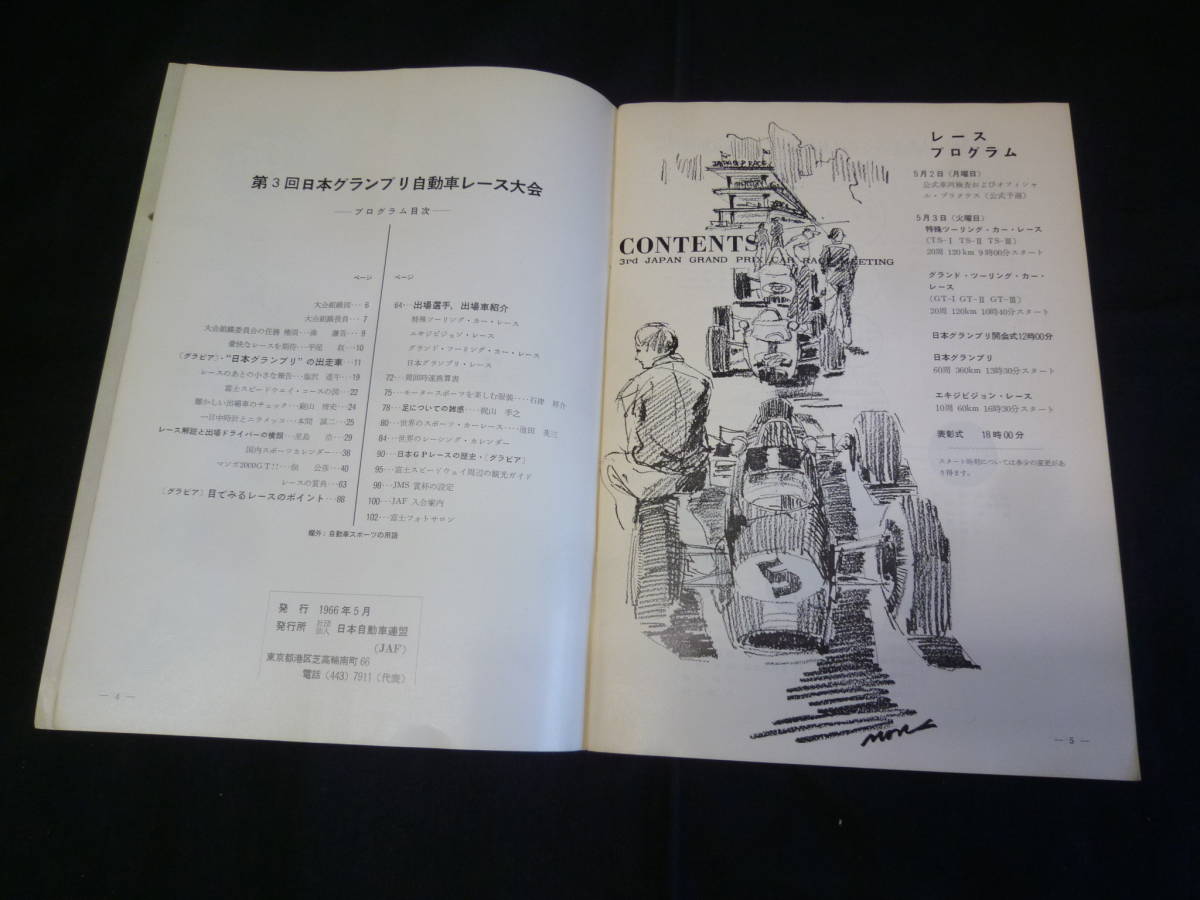 1966年】 第3回 日本グランプリ 自動車レース大会 富士スピードウェイ
