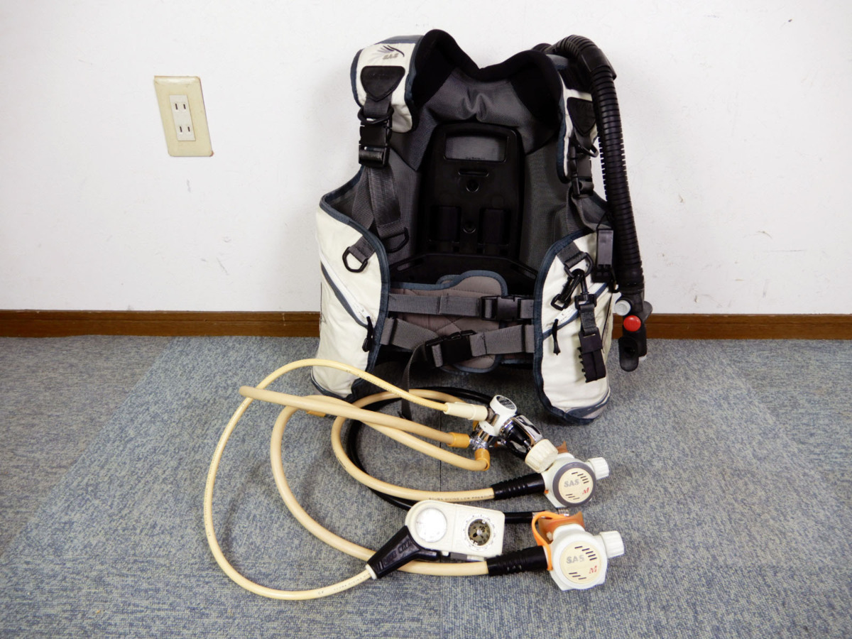 レギュレーター セット 重機材 BCD おまけ付ダイビング バッグ SAS sas 