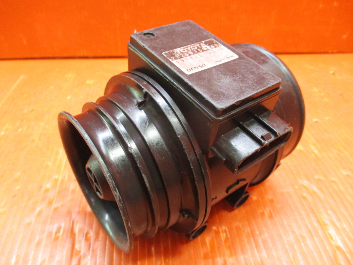 I】JZX100純正 エアフロメーター 中古品 デンソー 22250-50060 マーク