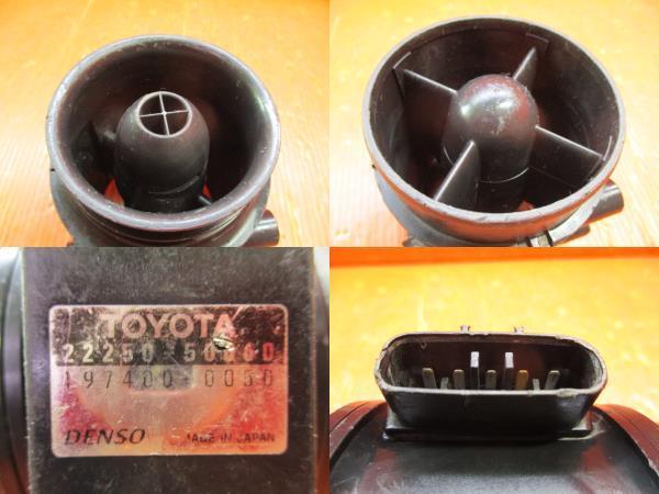 I】JZX100純正 エアフロメーター 中古品 デンソー 22250-50060 マーク