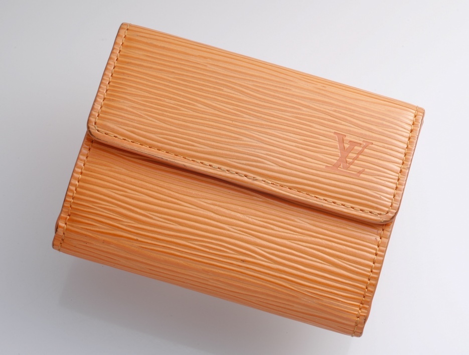 H3042M 本物 FRANCE製 ヴィトン エピ ラドロー カード コインケース 