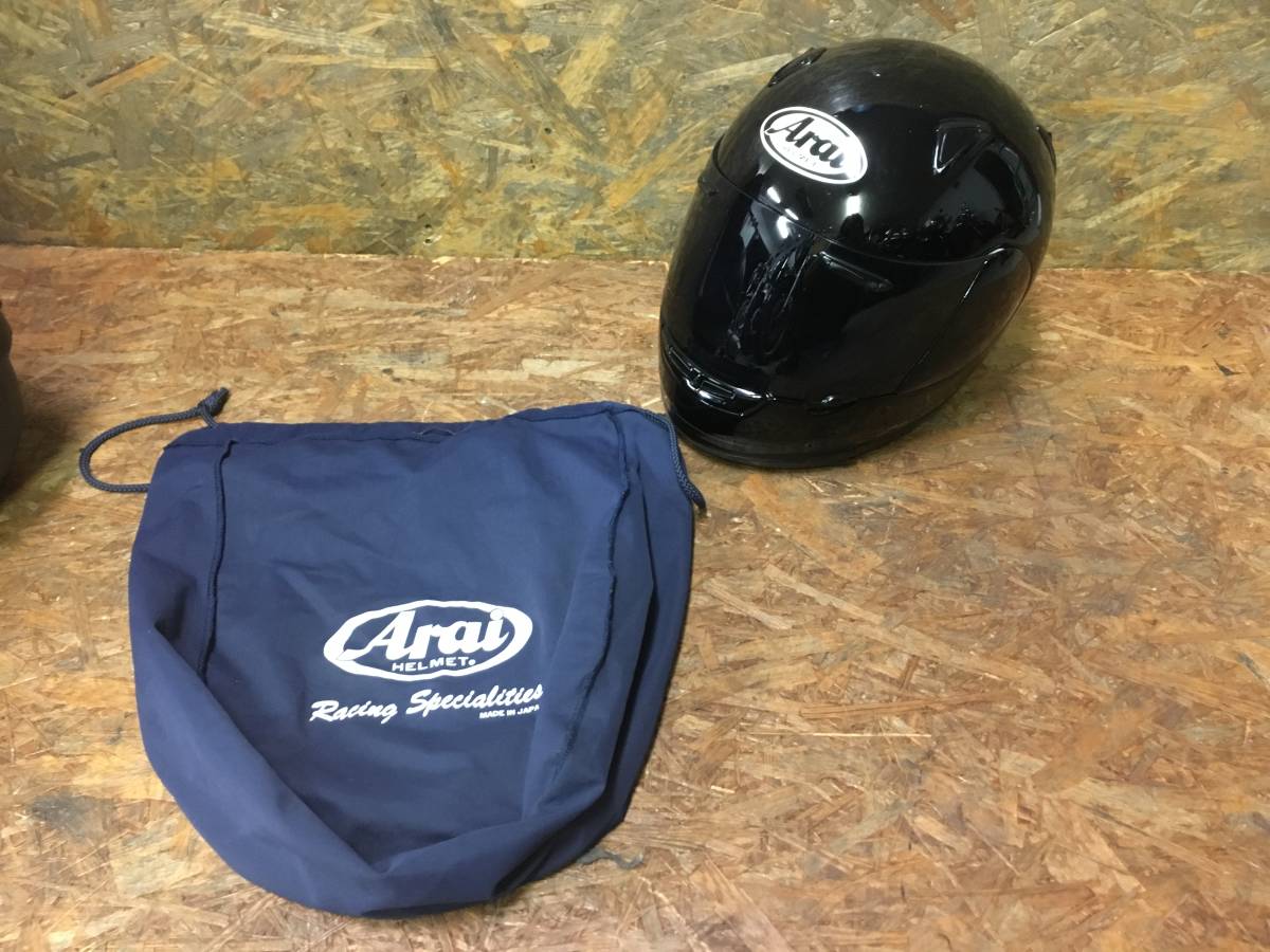 ☆ARAI アライ フルフェイス ヘルメット Mサイズ(57-58cm) ブラック