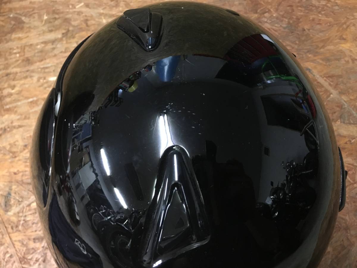 Arai フルフェイスヘルメット ブラック系 スモーク ミラーシールド Mサイズ ☆ARAI アライ フルフェイス ヘルメット Mサイズ(57-58cm) ブラック