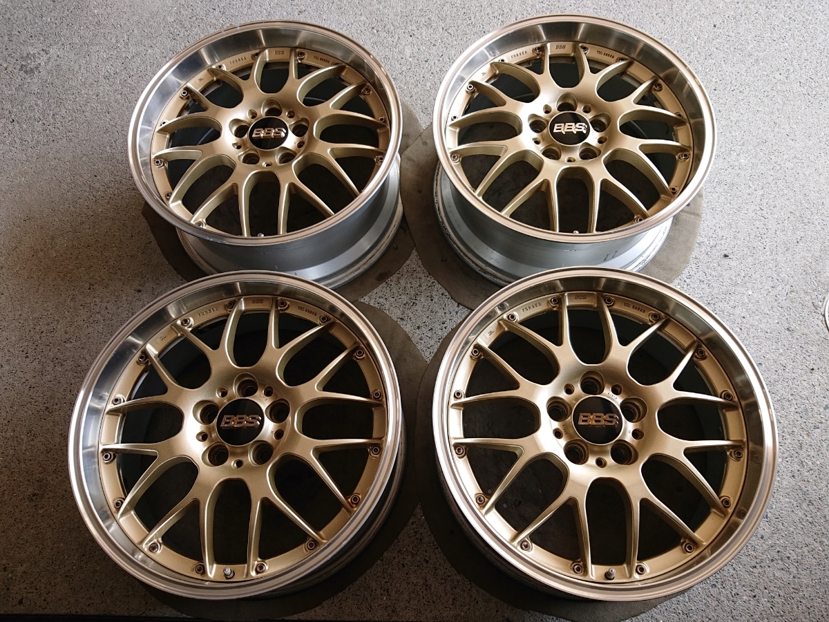 BBS BBS RS-GT 8.5J-19 +38 鍛造 BBS RS - GT 2ピース PCD114