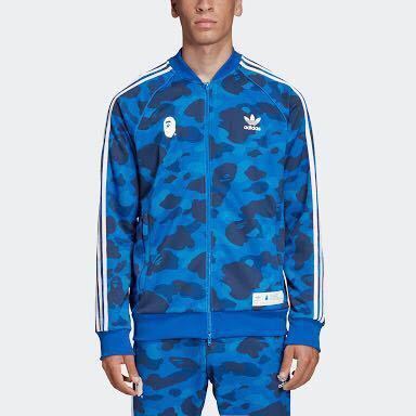XOサイズ ADIDAS Originals by BAPE CAMO TRACK JERSEY TOP JACKET APE 
