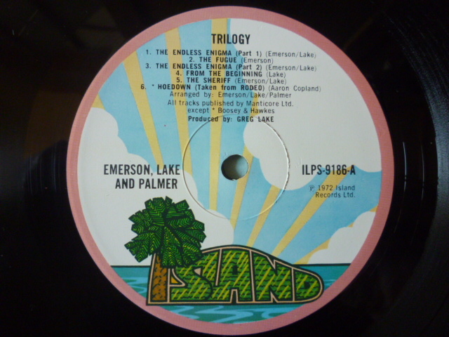 &amp;amp; Trilogy Lake Palmer Emerson, – Music .com | PALMER eBay