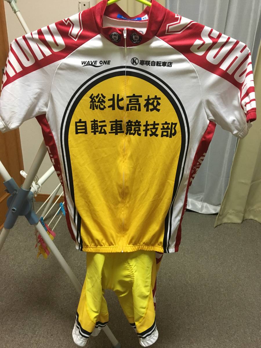 希少】WAVE ONE製 弱虫ペダル 京都伏見 サイクルジャージ サイズM中古