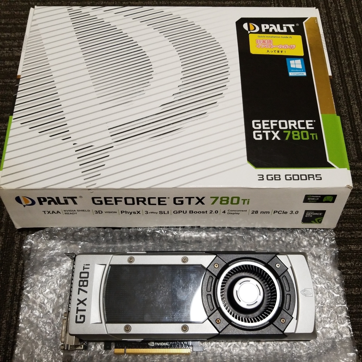 GEFORCE GTX780Ti 3GB GDDR5 Palit 中古ジャンク扱い